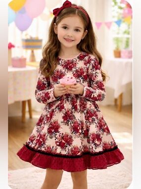 Matilda Jane Just Imagine Kensley Floral & Dot Print Dress